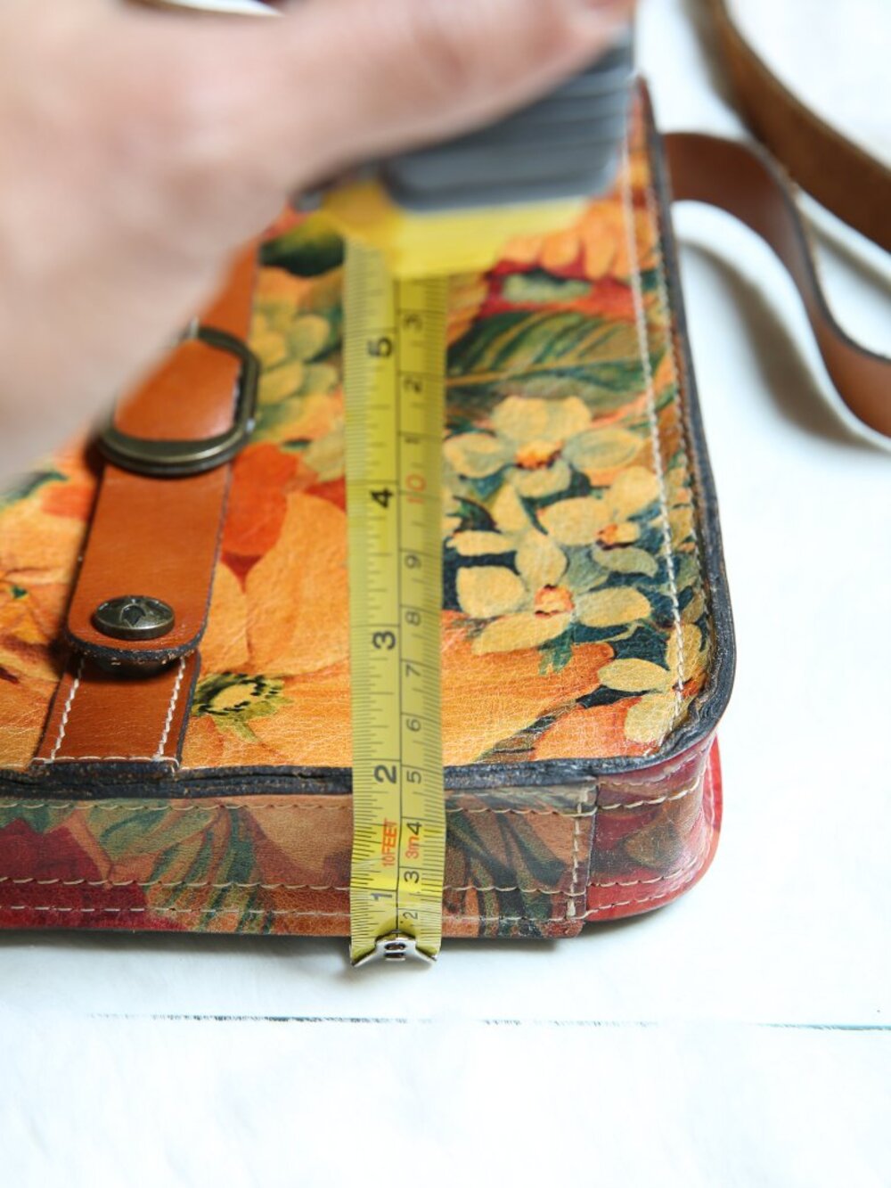 PATRICIA NASH 100% Leather Heritage Collection Venezia Crossbody Bag W/Dust Bag - Picture 12 of 14